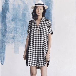 Madewell Gingham Dress Size Small